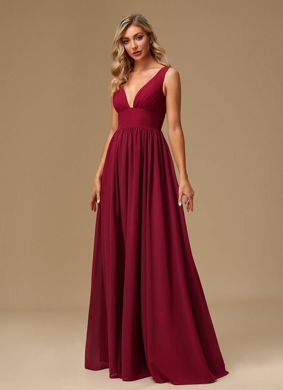 Robe Portefeuille Rose Drapée - gallery 2