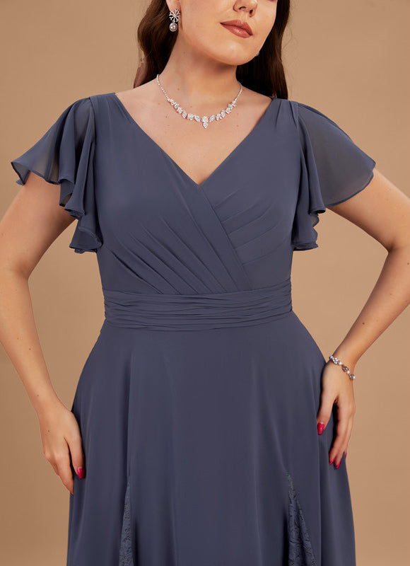 Robe Portefeuille Bordeau Évasée - gallery 8