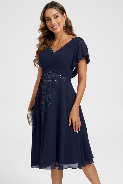 Robe Portefeuille Fluide Brodée - gallery 4