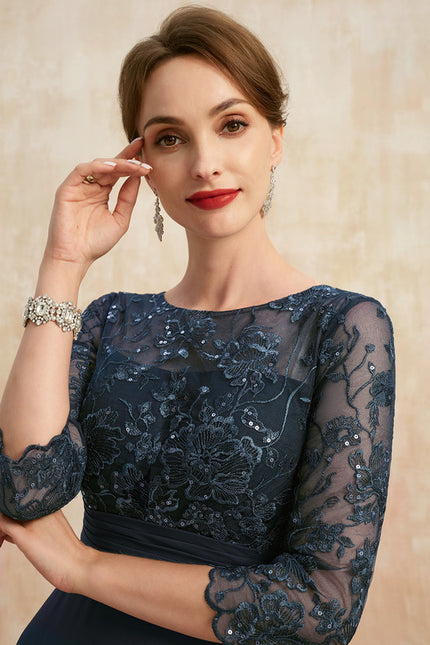 Robe Portefeuille Marine Chic - gallery 1
