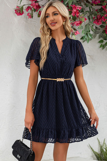 Robe Portefeuille Trapèze Marine