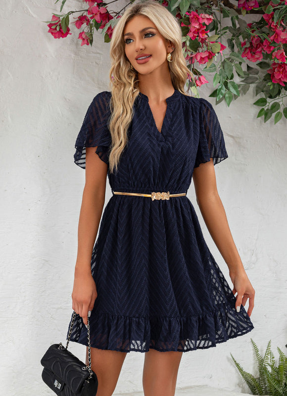 Robe Portefeuille Trapèze Marine