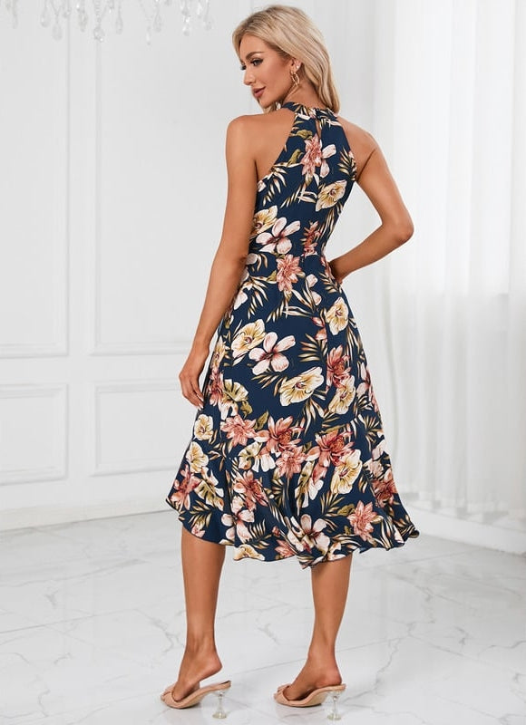 Robe Portefeuille Fleurie Sirène - gallery 3