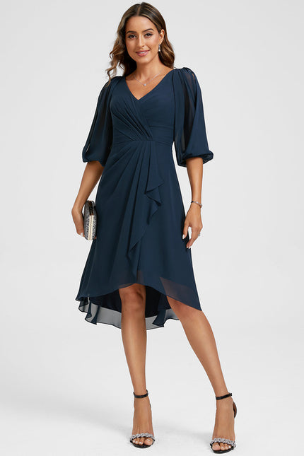 Robe Portefeuille Fluide Marine - gallery 3