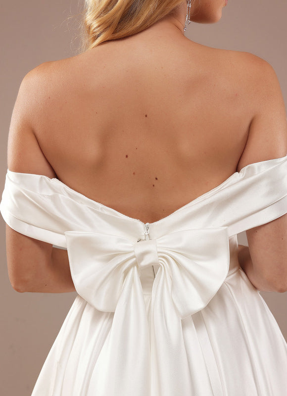 Robe Portefeuille Satinée Altière - gallery 5