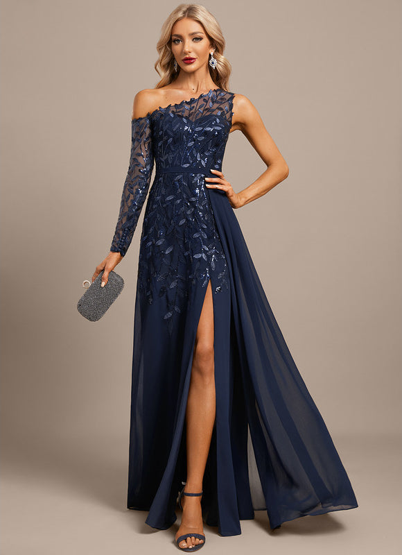 Robe Portefeuille Asymétrique Scintillante
