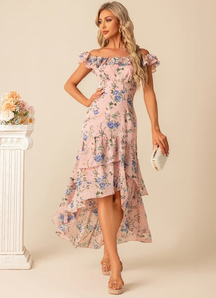 Robe Portefeuille Fleurie Élégante