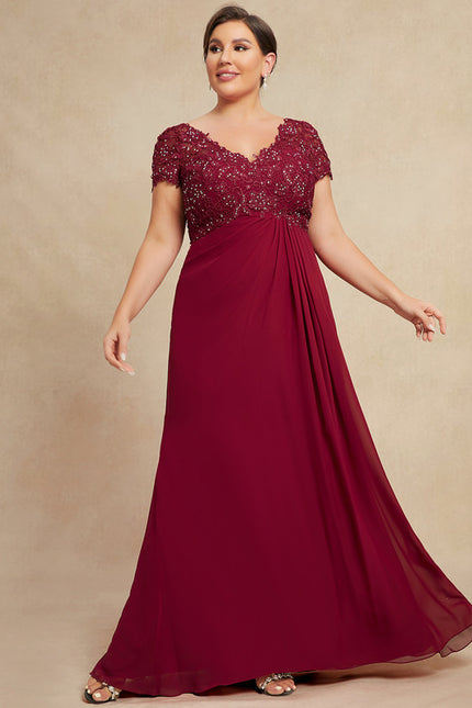 Robe Portefeuille Élégance Rubis - gallery 4
