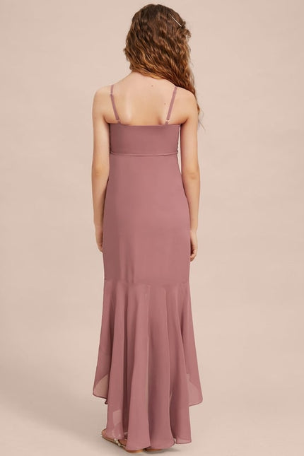 Robe Portefeuille Flottante Rosée - gallery 7