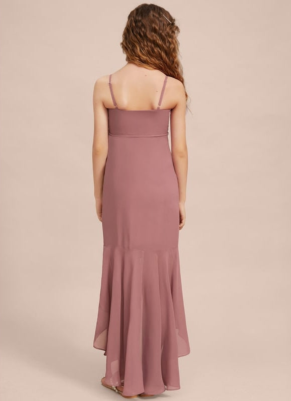 Robe Portefeuille Flottante Rosée - gallery 7