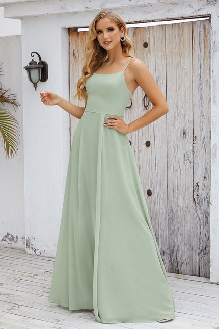 Robe Portefeuille Mousseline Vert - gallery 7