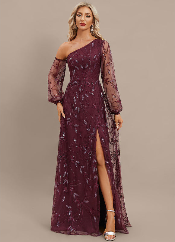 Robe Portefeuille Bordeaux Pailletée