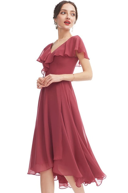 Robe Portefeuille Fluide Verte - gallery 1