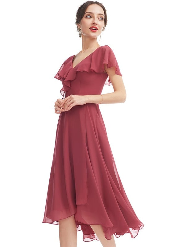 Robe Portefeuille Fluide Verte - gallery 1