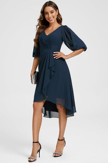Robe Portefeuille Fluide Marine - gallery 2