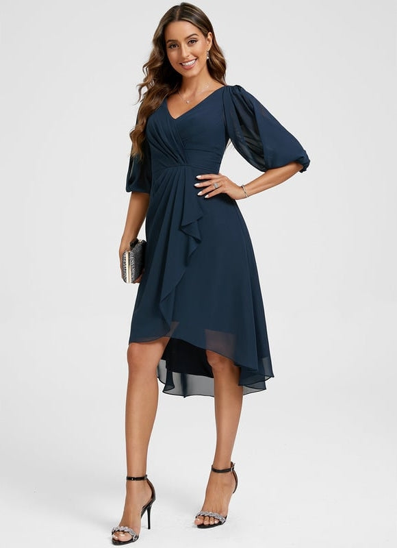 Robe Portefeuille Fluide Marine - gallery 2