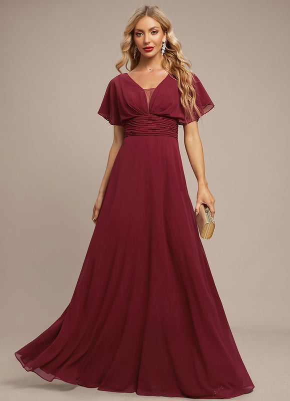 Robe Portefeuille Mousseline Émeraude