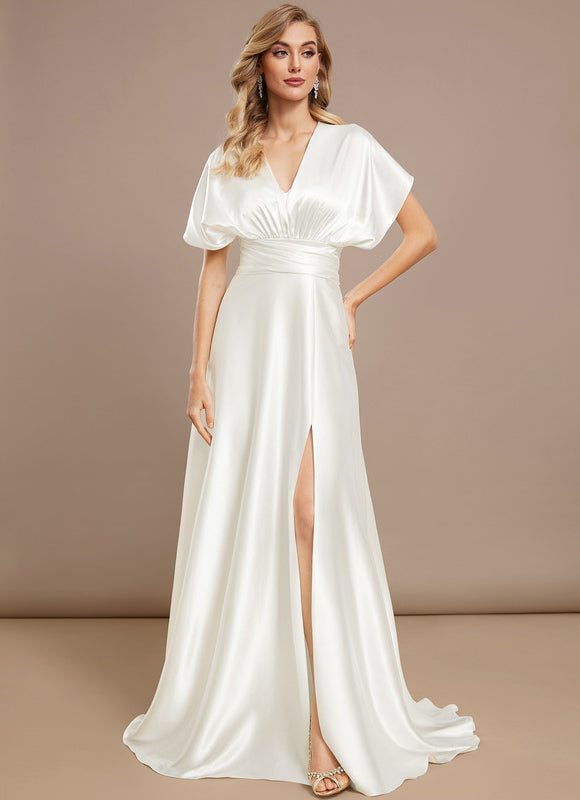 Robe Portefeuille Éclatante Vaporeuse - gallery 4