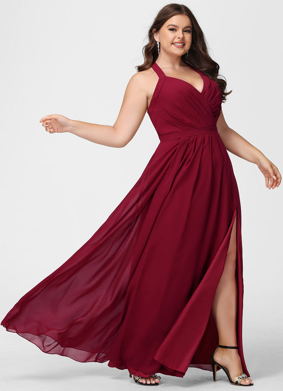 Robe Portefeuille Rose Drapée - gallery 5