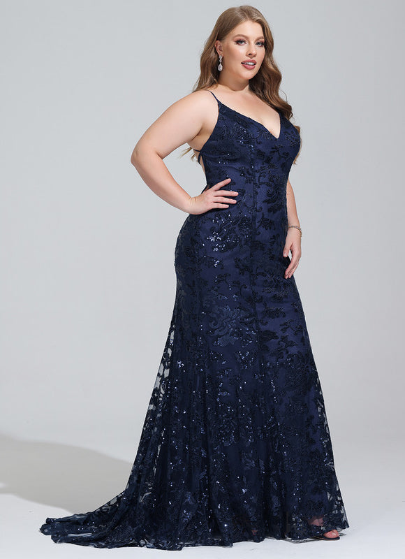 Robe Portefeuille Sirène Pailletée - gallery 8