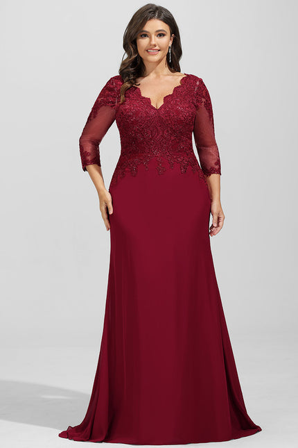 Robe Portefeuille Bordeaux Élégance - gallery 6