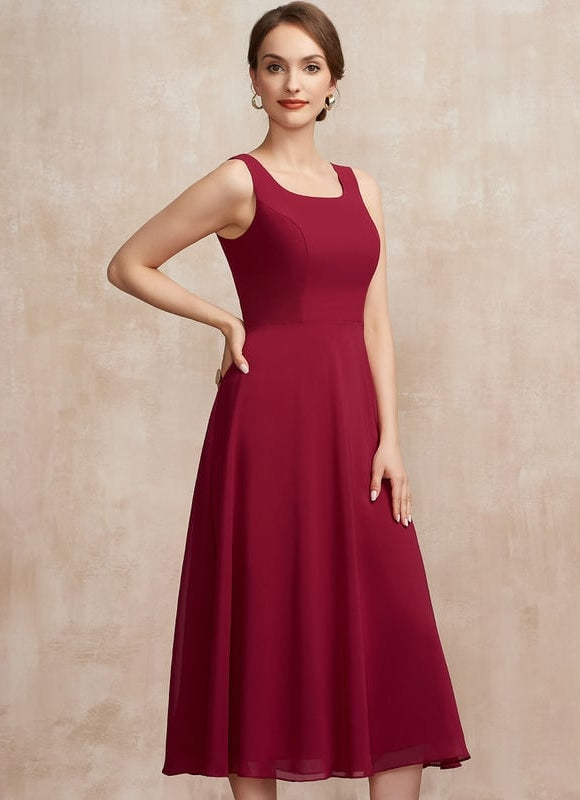 Robe Portefeuille Élégance Bourgogne - gallery 5
