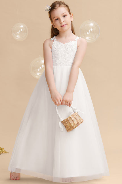 Robe Portefeuille Enfant Écrue Élégante - gallery 3