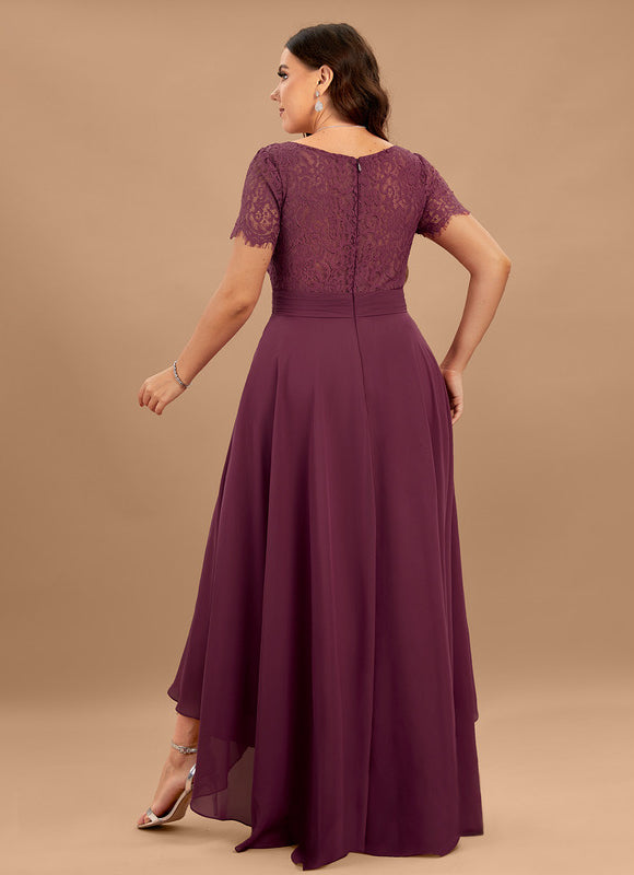Robe Portefeuille Bordeau Évasée - gallery 7
