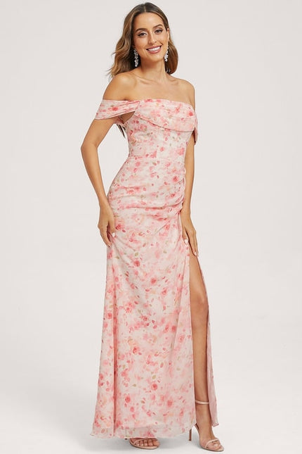 Robe Portefeuille Pétale Rosée - gallery 2