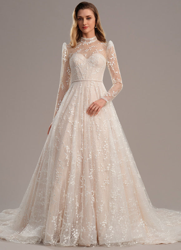 Robe Portefeuille Dentelle Étoilée
