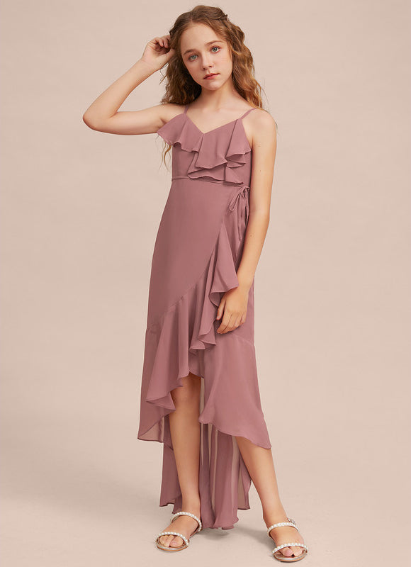 Robe Portefeuille Flottante Rosée