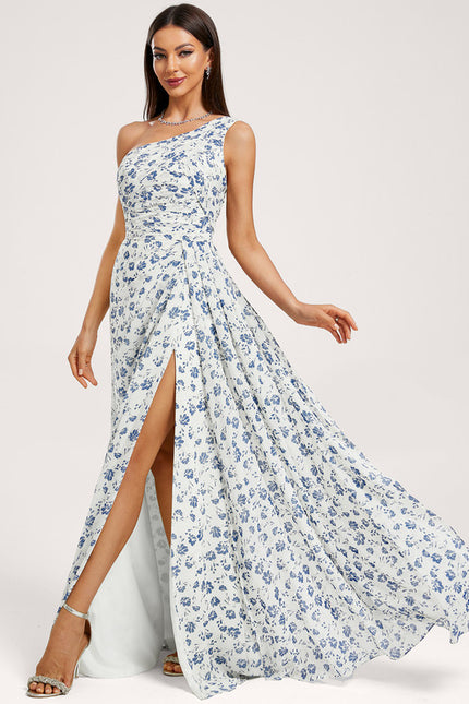 Robe Portefeuille Asymétrique Marine - gallery 3