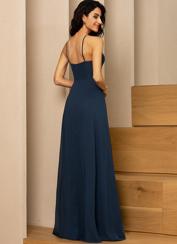 Robe Portefeuille Sombre Élégante - gallery 1