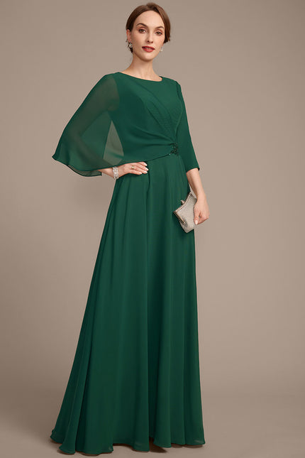 Robe Portefeuille Émeraude Élégante - gallery 4