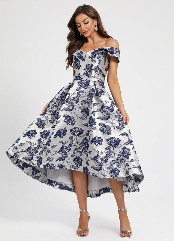 Robe Portefeuille Fleurie Luxe