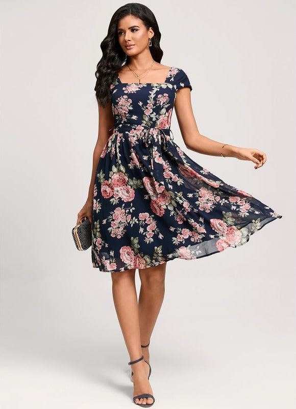 Robe Portefeuille Florale Chic - gallery 5