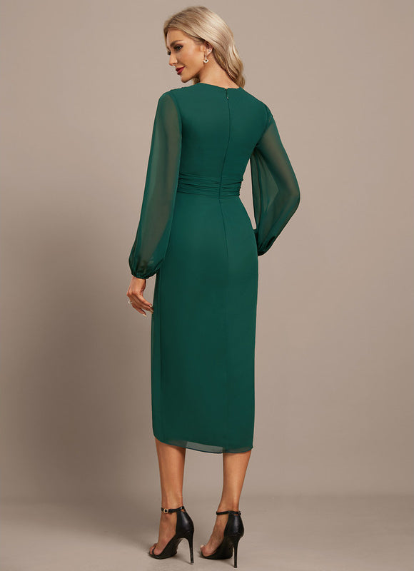 Robe Portefeuille Mousseline Vaporeuse - gallery 5