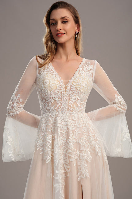 Robe Portefeuille Vaporeuse Florale - gallery 3
