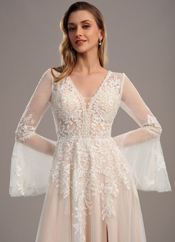 Robe Portefeuille Vaporeuse Florale - gallery 3