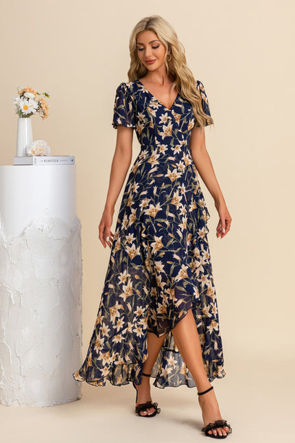 Robe Portefeuille Fleurie Aérée - gallery 7