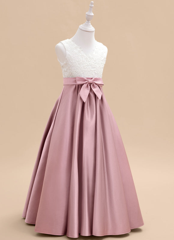 Robe Portefeuille Fille Satinée - gallery 2