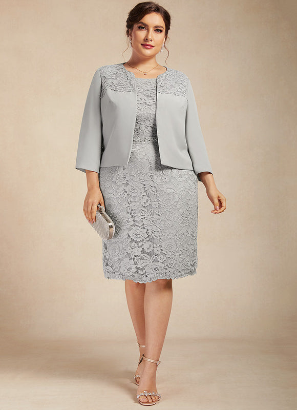 Robe Portefeuille Grise Chic - gallery 9