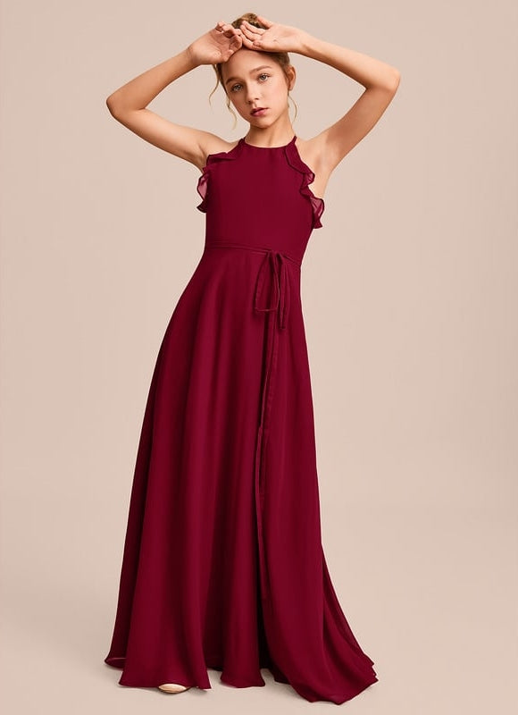 Robe Portefeuille Rouge Élégant - gallery 3