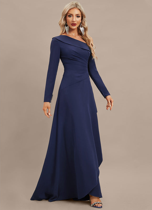 Robe Portefeuille Trapèze Asymétrique Chic - gallery 4