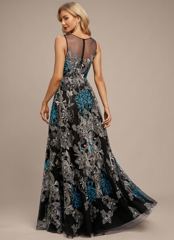 Robe Portefeuille Évasée Noire - gallery 6