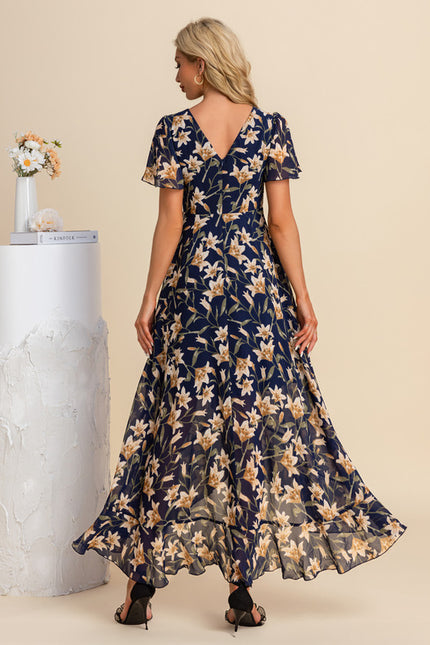 Robe Portefeuille Fleurie Aérée - gallery 9