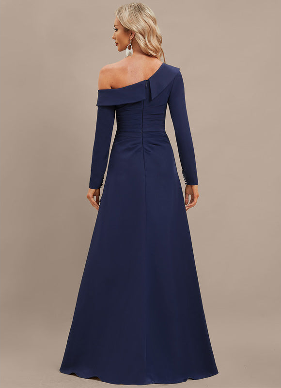 Robe Portefeuille Trapèze Asymétrique Chic - gallery 5