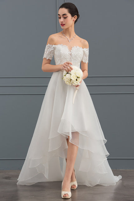 Robe Portefeuille Organza Élégante