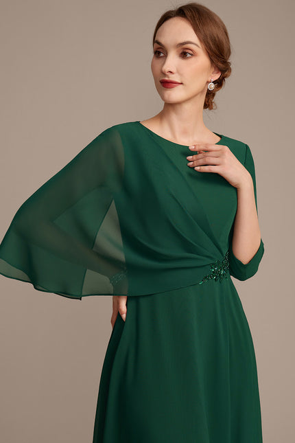 Robe Portefeuille Émeraude Élégante - gallery 3