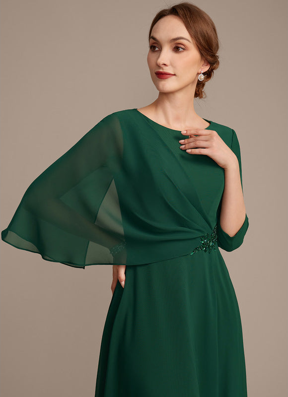 Robe Portefeuille Émeraude Élégante - gallery 3